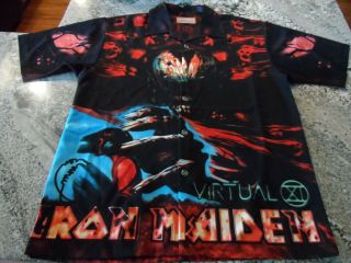Iron Maiden Dragonfly Shirt Virtual Xi Art,  Very Rare Only On Ebay