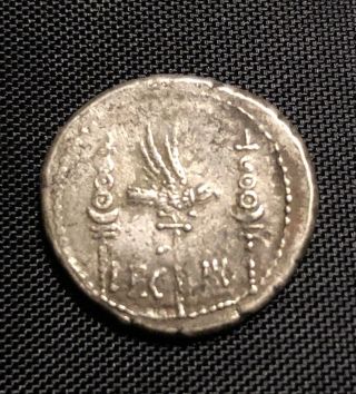 Roman Silver Coin Marc Anthony Galley/Legionary Denarius 32BC rare VF - XF,  bonus 2