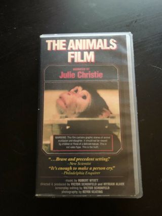 Animals Film Rare Vhs Sleaze Gore Cult Horror Big Box Sov Documentary
