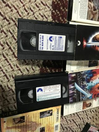 FRIDAY THE 13TH 1 2 3 4 5 6 7 8 9 HORROR SOV SLASHER RARE OOP VHS BIG BOX SLIP 4