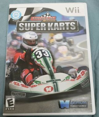 Maximum Family Racing: Karts (nintendo Wii,  2011) Rare Complete Cib