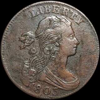 1803 Draped Bust Large Cent Nicely Circulated Rare Copper Collectible Coin Nr