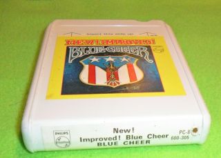 BLUE CHEER / IMPROVED / 8 TRACK TAPE / RARE 1969 IN SLEEVE 3
