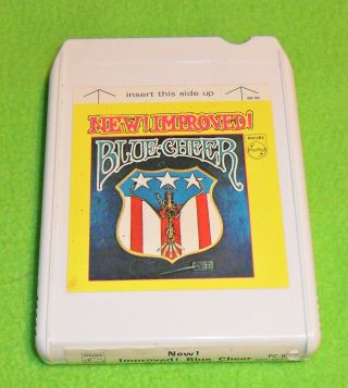 BLUE CHEER / IMPROVED / 8 TRACK TAPE / RARE 1969 IN SLEEVE 5