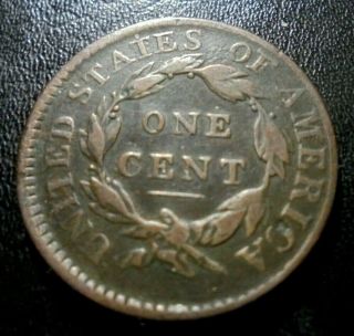 Rare Semi Key Date 1817 Large Cent Coronet Head 1c Penny Type Coin Full Liberty