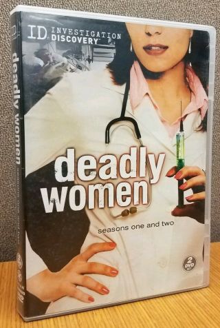 Deadly Women: Seasons One And Two (dvd,  2009,  2 - Disc Set) Rare,  Discovery,  Read