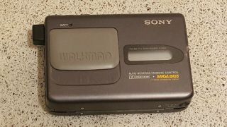 Rare Sony WM - FX55 Portable Cassette Player Walkman Metal Body. 2