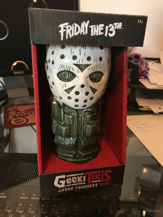 Friday The 13th : Jason Voorhees Geeki Tikis Mug Rare