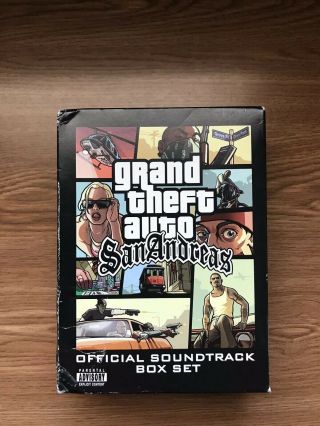 Rare Grand Theft Auto San Andreas Official Soundtrack Box Set
