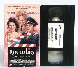 Rented Lips (vhs,  1987) Robert Downey Martin Mull Jennifer Tilly Rare Oop