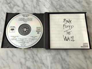Pink Floyd The Wall 2 CD MADE IN JAPAN Columbia C2K 36183 RARE OOP Roger Waters 2
