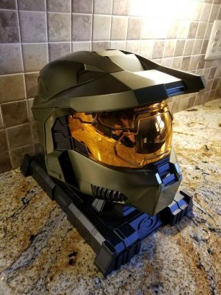 Halo 3 Legendary Edition Master Chief Helmet With Stand Rare Vhtf