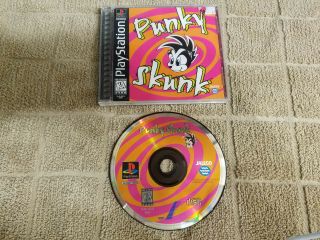 Punky Skunk (sony Playstation Ps1 Psone) - Cib Complete Very Rare Video Game