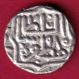 Gujarat Sultan - Muzaffarshah Ii - Half Tanka - Rare Silver Coin A13