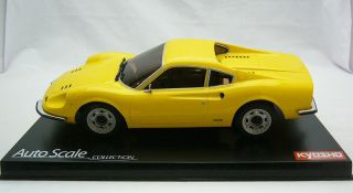 Kyosho Mini - Z Asc (body Set) Mzg41y Ferrari 246gt Dino Yellow Very Rare