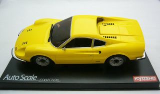 Kyosho MINI - Z ASC (Body Set) MZG41Y Ferrari 246GT DINO Yellow Very Rare 2