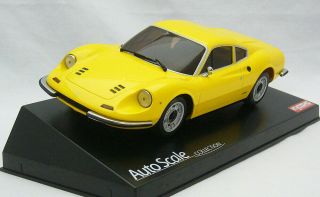 Kyosho MINI - Z ASC (Body Set) MZG41Y Ferrari 246GT DINO Yellow Very Rare 3