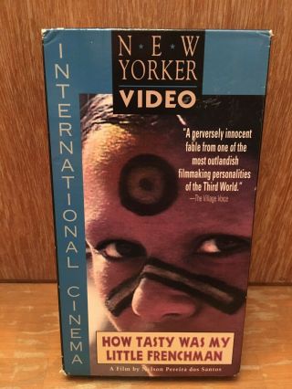 How Tasty Was My Little Frenchman [vhs] Cassette Tape Oop Rare Foreign