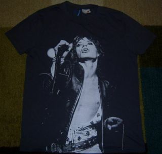 Rare Style Authentic Mick Jagger Rolling Stones Shirt M/medium Concert/tour L