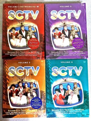 Sctv Second City Tv Dvd Boxset Vol 1 - 4 21 Discs - Comedy Oop Rare