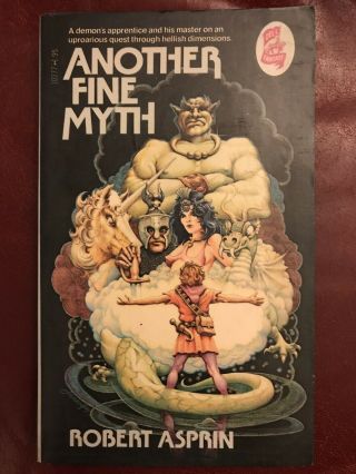 Another Fine Myth By Robert Asprin Signed Vintage Dell Fantasy Paperback Rare