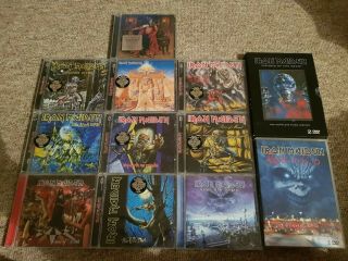 Iron Maiden Cd Bundle X10 Rare,  X2 Dvd 
