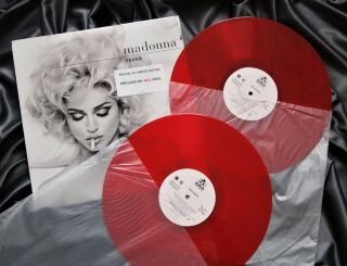 Madonna Fever 2 X 12  Red Vinyl Promo Special Dj Limited Edition Us 1993 Rare