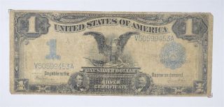 Rare 1899 Black Eagle $1.  00 Large Us Silver Certificate - Iconic Note 991