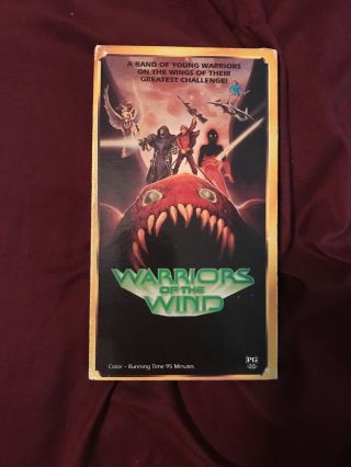 Warriors Of The Wind (vhs) Rare Oop - Studio Ghibli