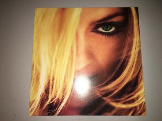 Madonna Rare Double Sided GHV2 Promo LP Flat LITHOGRAPH POSTER Hits 2 2