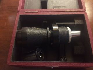 Rare Vintage E.  Leitz Wetzlar Laboratory 1/2 X Microscope Adapter Attachment