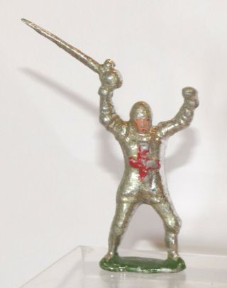 Al08 - Wend Al Aluminium Rare Knight With Sword.  Vgc