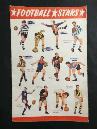 Football Rare Kornies Cereal 1950 