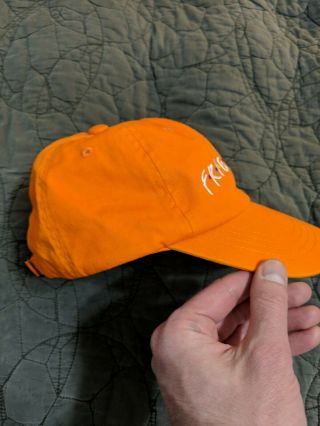 1996 Friends TV Show Hat Cap Rare Color Orange 90s Vintage Warner Bros 5