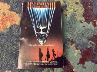 Halloween Iii: Season Of The Witch Jack Martin Paperback Book 1982 Horror Rare