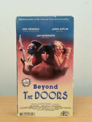 Beyond The Doors Vhs Rare Unicorn Video Jim Morrison Janis Joplin Conspiracy.