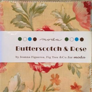 Butterscotch & Rose By Fig Tree Quilts For Moda Partial 33 Piece Charm Pack Rare
