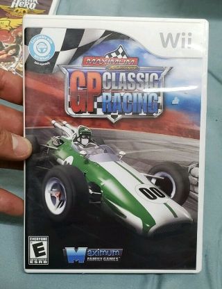 Maximum Family: Gp Classic Racing (nintendo Wii,  2011) Rare Game Complete Cib