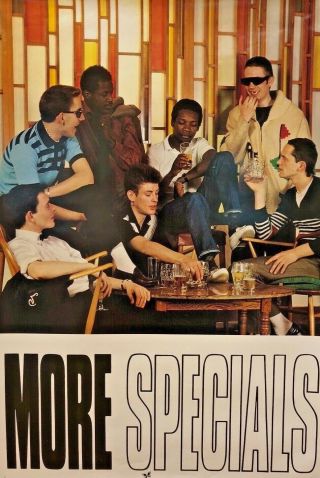 The Specials More Specials Promo Poster True Vintage Terry Hall Ska Mod Rare