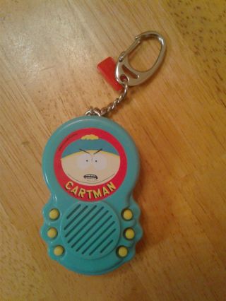 2005 South Park Cartman Talking Keychain Rare - And