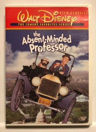 The Absent - Minded Professor (dvd,  2003) Walt Disney Comedy Rare Oop W/ Insert