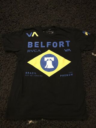 Ufc Vitor Belfort Rvca Fighting Shirt Rare Mma Brazil The Phenom