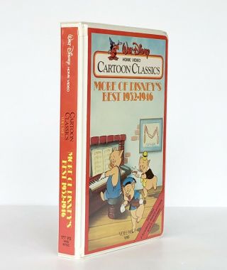 WALT DISNEY Cartoon Classics VHS More Of Disney’s Best (1932 - 1946) VOLUME 7 Rare 5