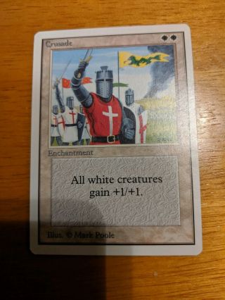 Crusade Unlimited (nm) White Rare Magic The Gathering Mtg