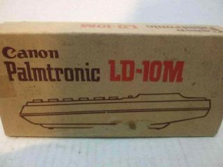 Vintage RARE CANON Palmtronic LD - 8M 2 Retro Electronic Calculator 5