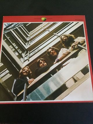 The Beatles Red Album 1962 - 1966 Rare Japanese 2 Lp Poster Inserts Rare 2