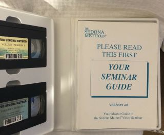 Rare The Sedona Method VHS Tapes Volume 1 - 4 7