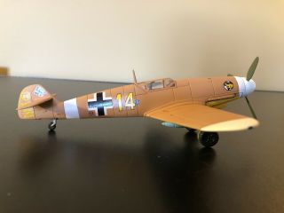 Franklin Messerschmitt Bf - 109 “desert Camo” 1/48 Scale Diecast Model Rare