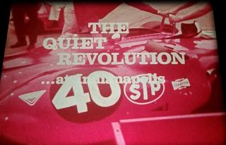 16mm Film: A Quiet Revolution - Stp Turbine Promo At The 1967 Indy 500 - Rare