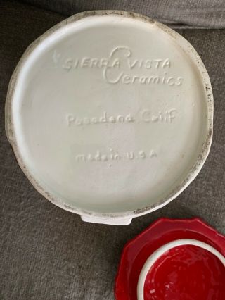 Rare Vintage Sierra Ceramics Cookie Jar 8
